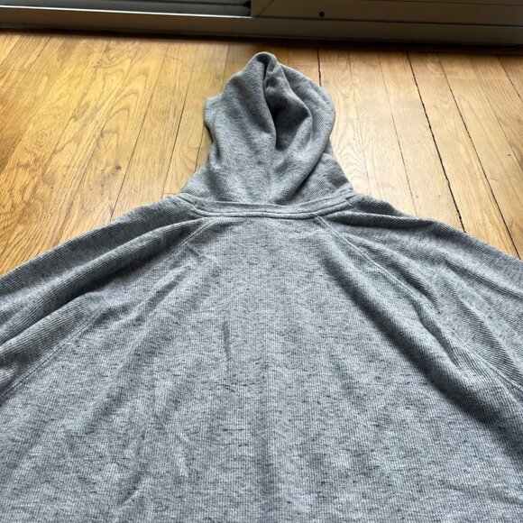 Banana Republic Size XXL Gray Hooded Long Sleeve Pullover Hoodie Sweatshirt - Picture 11 of 13